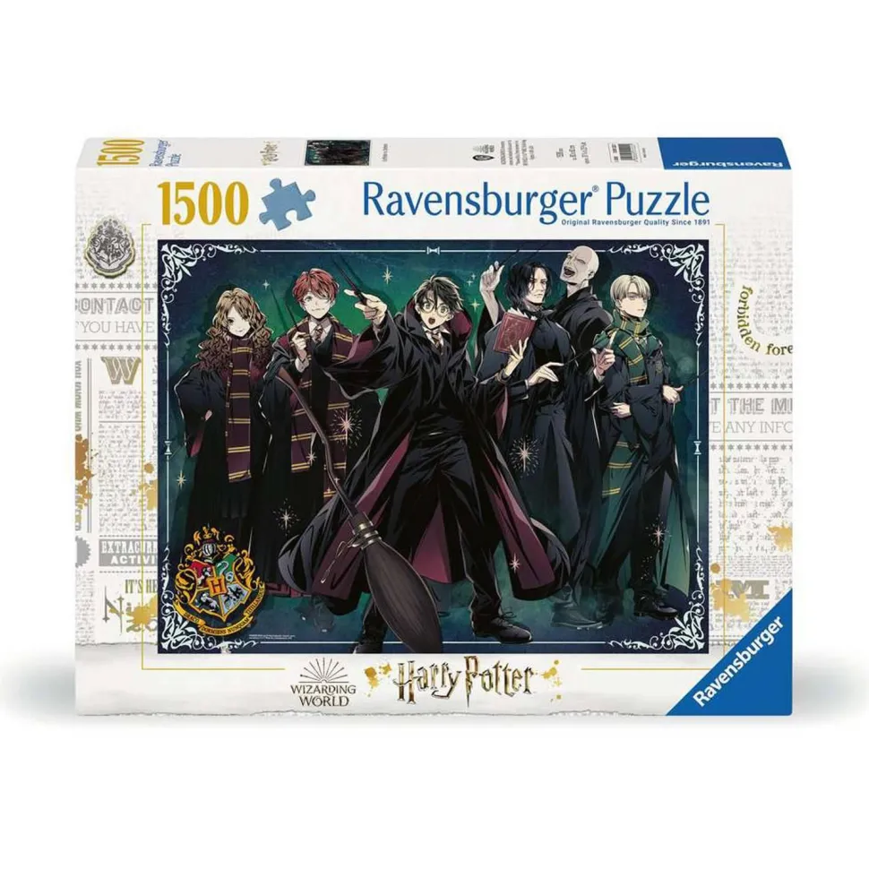 Puzzle 1500 pièces - Harry Potter : Gryfondor-Serpentard - Ravensburger