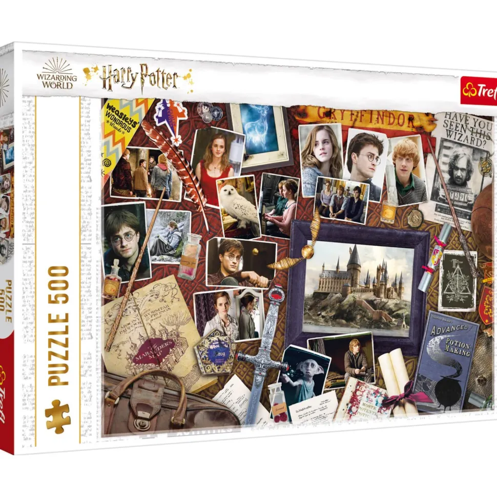 Puzzle 500 pièces : Harry Potter : Souvenirs de Poudlard - Trefl