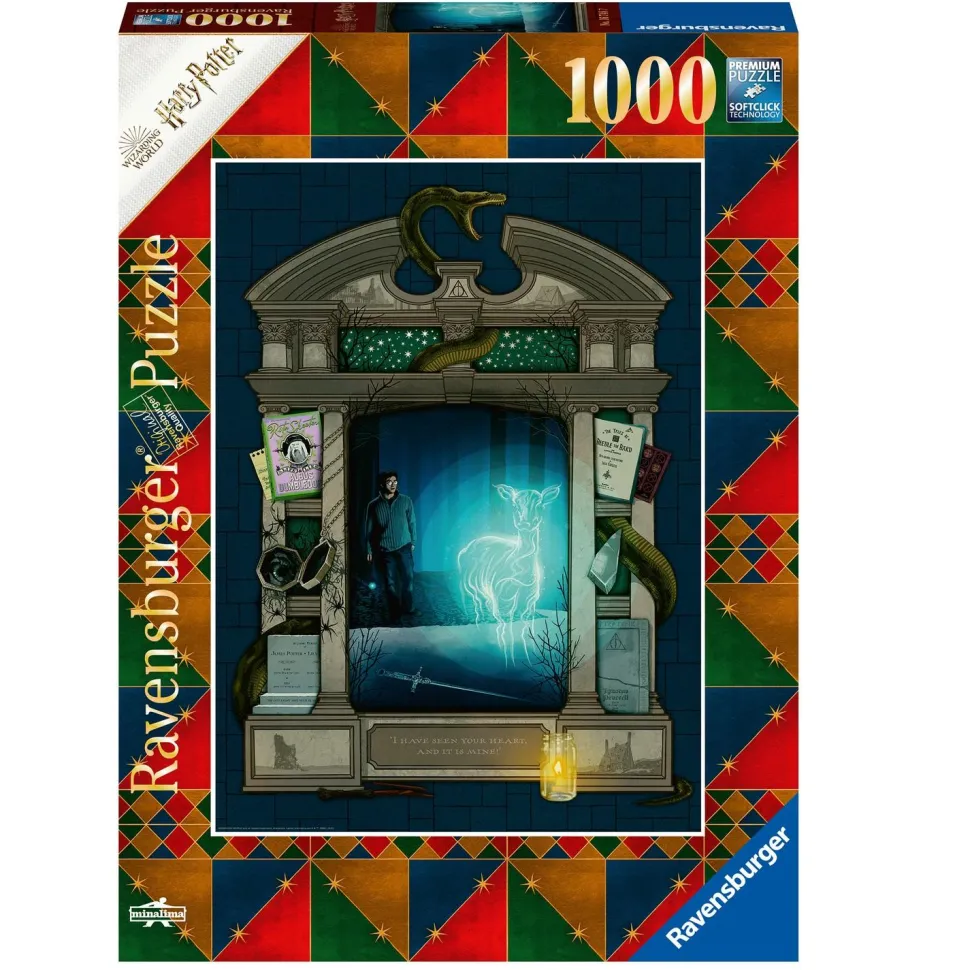 Puzzle 1000 pièces : Harry Potter et les reliques de la mort 1 - Ravensburger