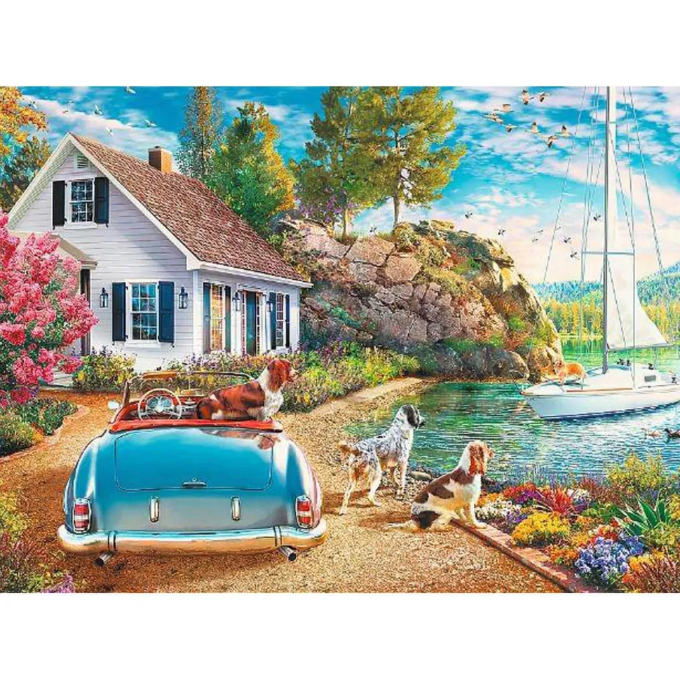 Puzzle 2000 pièces : Havre de vacances - Trefl
