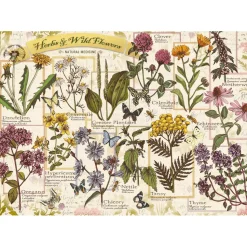 Puzzle 500 pièces : Herbier : Herbes Médicinales - Trefl