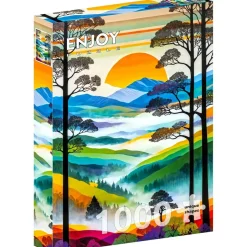 Puzzle 1000 pièces : Hilltops Breeze - EnjoyPuzzle