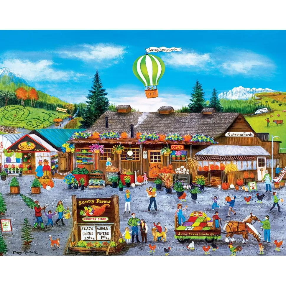 Puzzle 750 pièces : Homegrown - Sunny Farms - Master Pieces