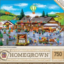 Puzzle 750 pièces : Homegrown - Sunny Farms - Master Pieces