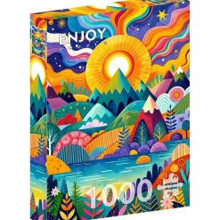 Puzzle 1000 pièces : Horizon envoûtant - EnjoyPuzzle