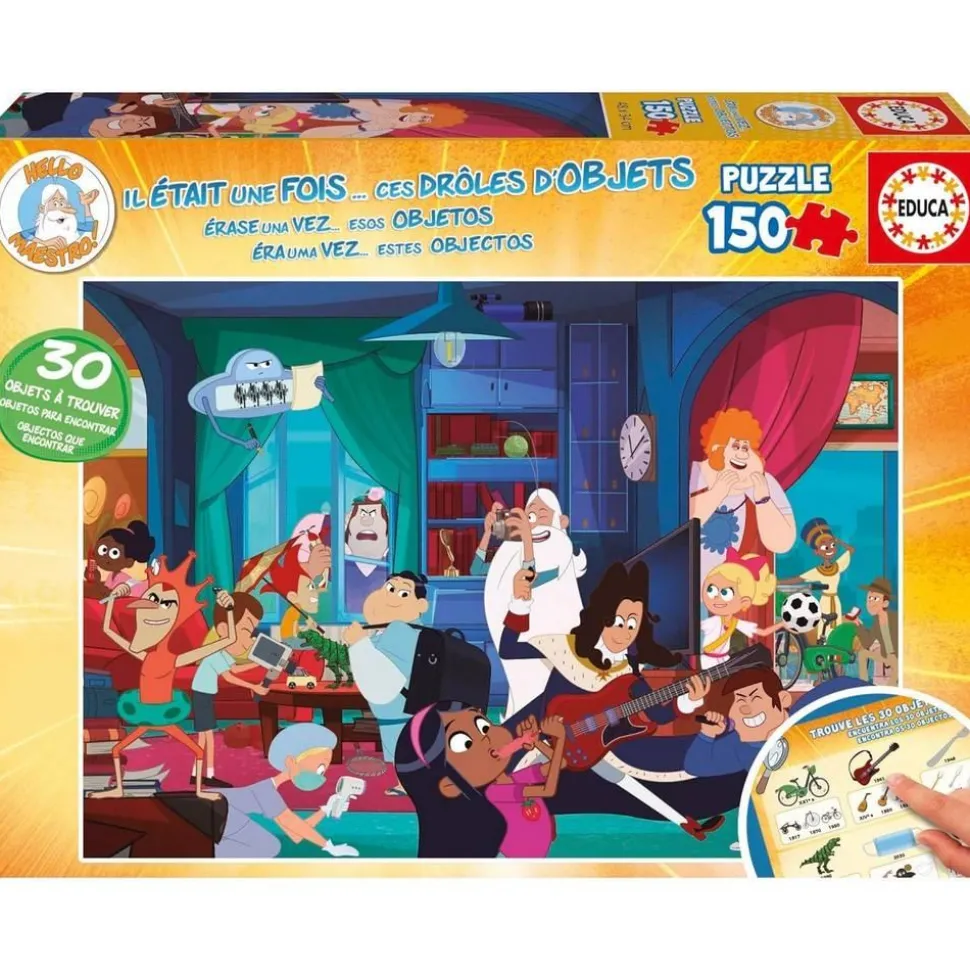 Puzzle 150 pièces : Il était Une Fois… Les Objets - Educa