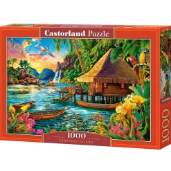 Puzzle 1000 pièces : Ile Tropicale - Castorland