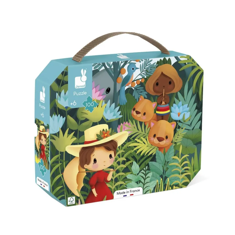 Puzzle 100 pièces : Inspiré de Rousseau - Janod