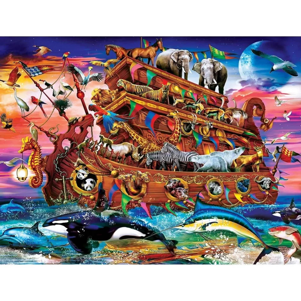 Puzzle 1000 pièces : Inspiration - L'Arche de Noé s'en va - Master Pieces