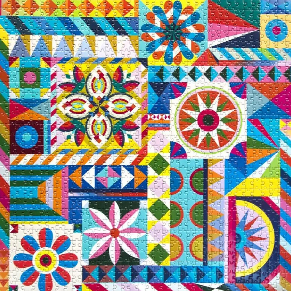 Puzzle 1000 pièces : Jardin de soleil - Eeboo