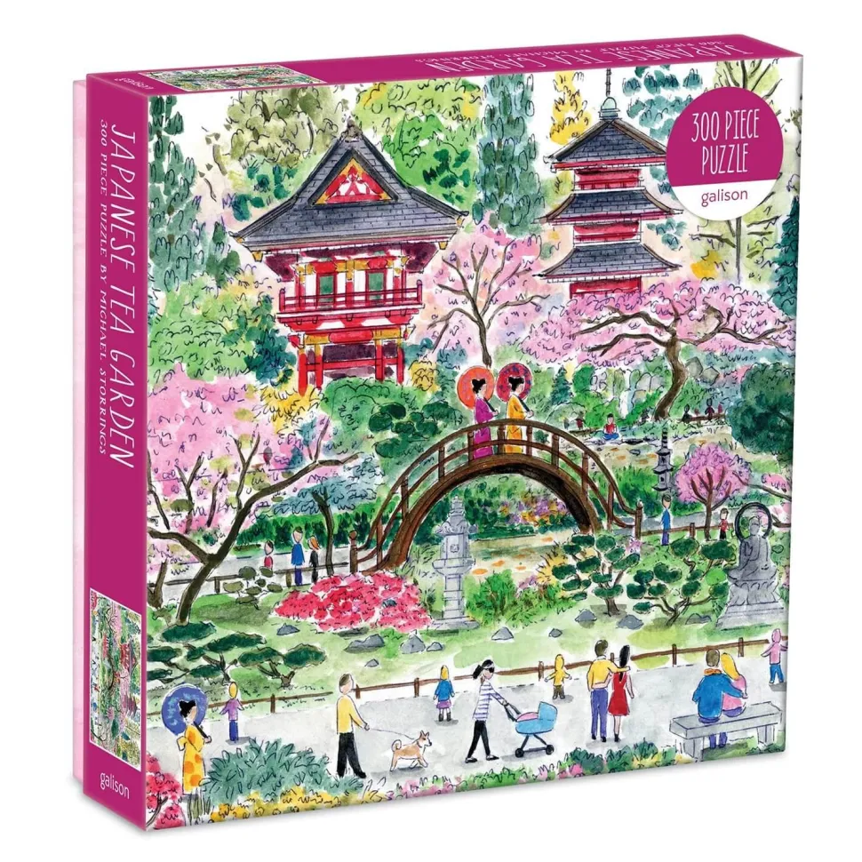Puzzle 300 pièces : Jardin de thé japonais, Michael Storrings - Galison