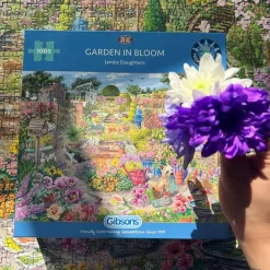 Puzzle 1000 pièces : Jardin fleuri - Gibsons