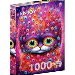 Puzzle 1000 Pièces : Je te surveille - EnjoyPuzzle