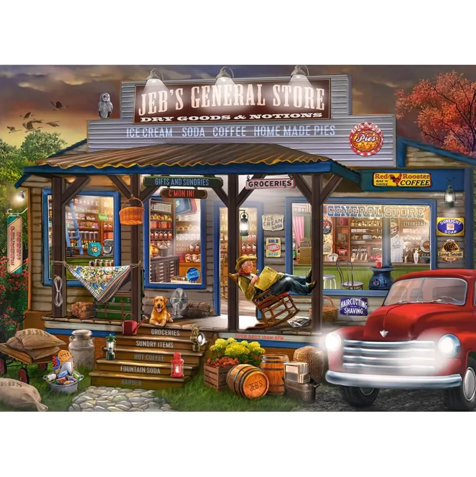 Puzzle 1000 pièces : Jeb's General Store - Castorland