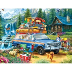 Puzzle 1000 pièces : Jeep - Chargement du Wagoneer - Eurographics