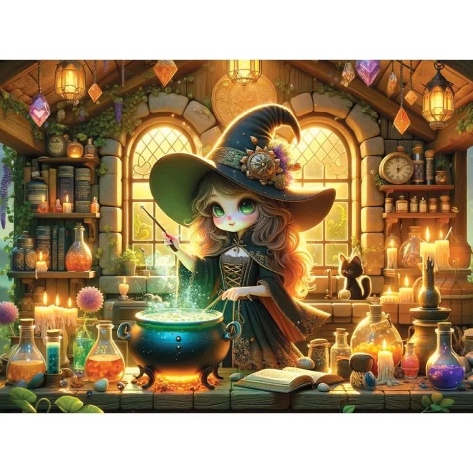 Puzzle 1000 pièces : Jolie Sorcière - Yazz puzzle