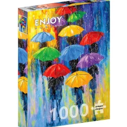 Puzzle 1000 Pièces : Jour de Pluie - EnjoyPuzzle