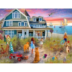 Puzzle 1000 pièces : Journée à la plage - Vermont Christmas Company