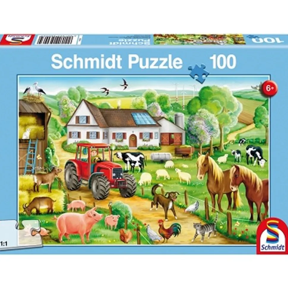 Puzzle 100 pièces - Joyeuse ferme - Schmidt