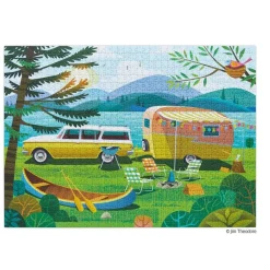 Puzzle 1000 pièces : Joyeux campeur - WerkShoppe