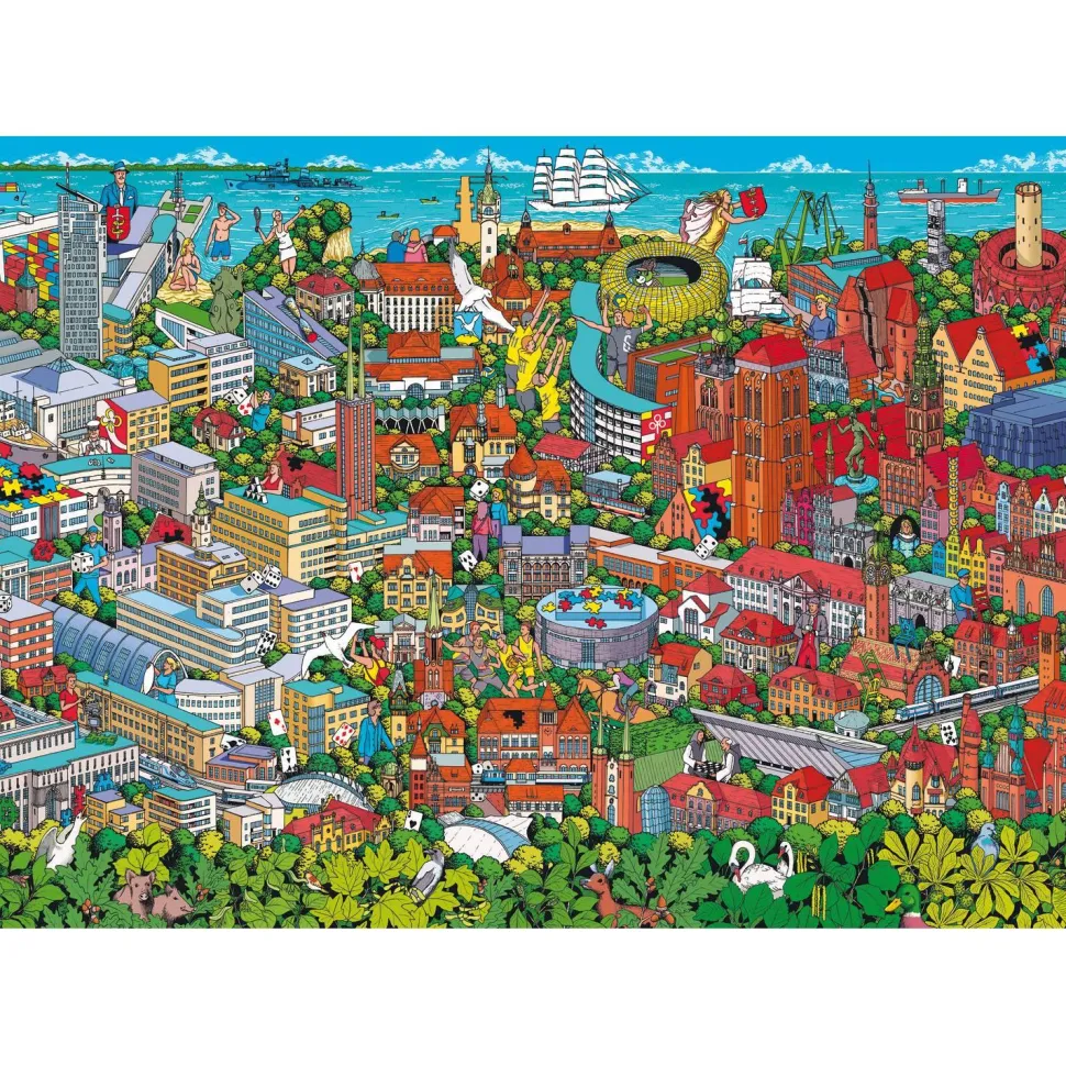 Puzzle 1000 pièces : Jubileusz Tri-City - Trefl