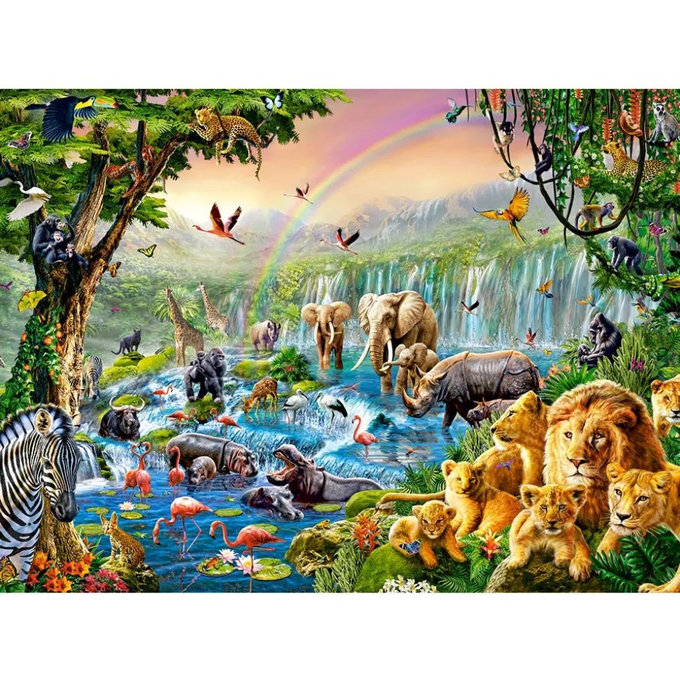 Puzzle 500 pièces : Jungle River - Castorland