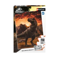 Puzzle 250 pièces : Jurassic World 3 : Le Tyrannosaurus Rex - Nathan