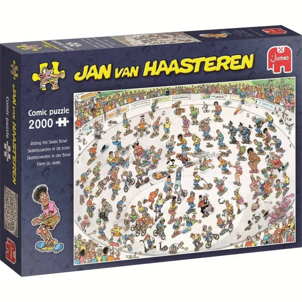Puzzle 2000 pièces : JVH - Faire du skate - Jumbo