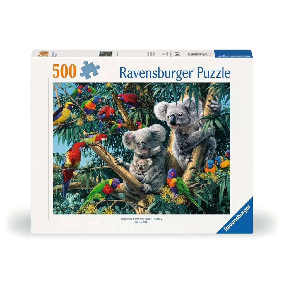 Puzzle 500 pièces - Koalas dans l'arbre - Ravensburger