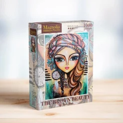 Puzzle 1000 pièces : La Belle Brune - Édition Spéciale Romi Lerda - Magnolia