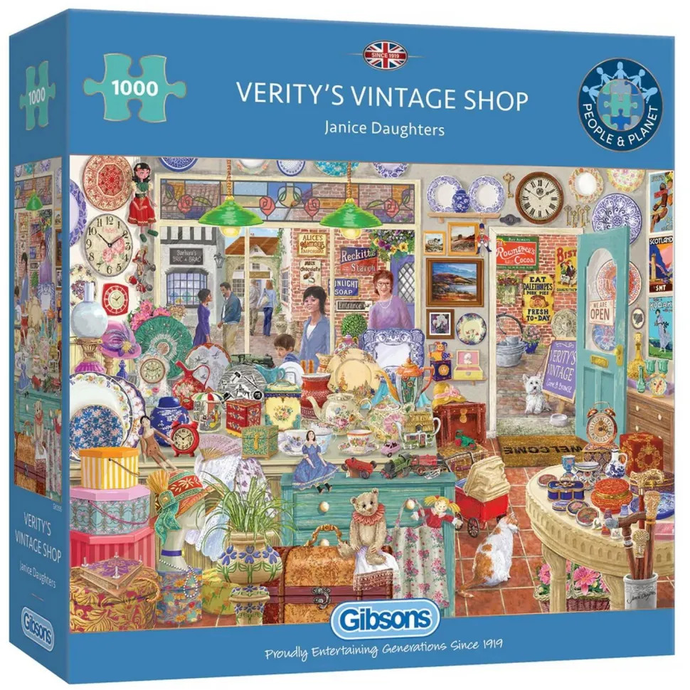 Puzzle 1000 pièces : La boutique vintage de Verity - Gibsons