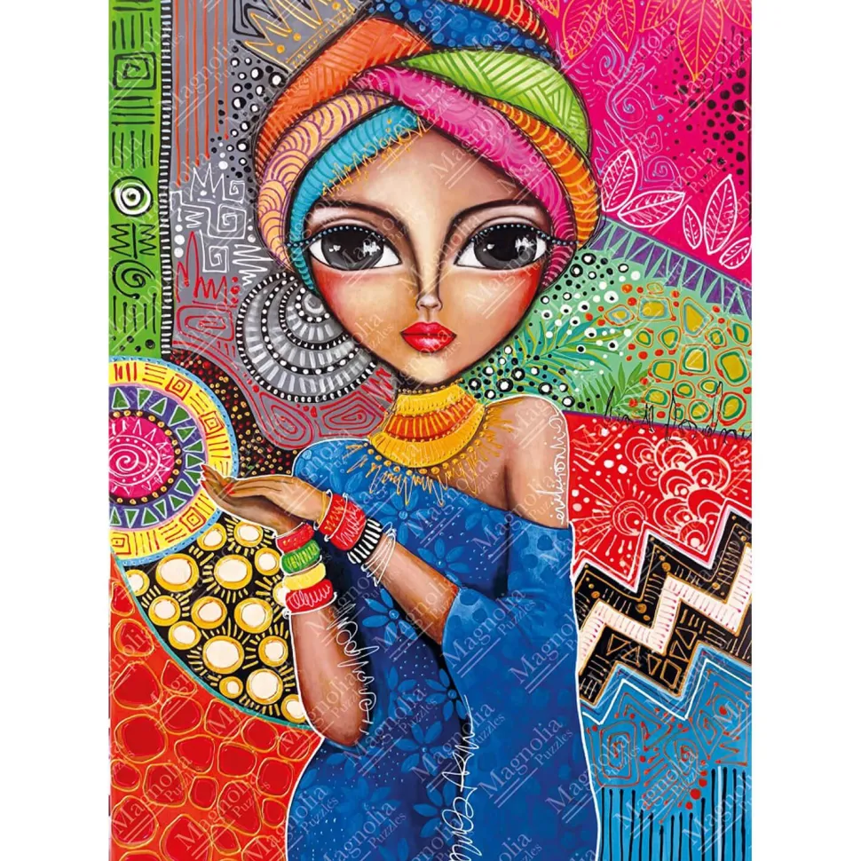 Puzzle 1000 pièces : La Brunette - Édition Spéciale Romi Lerda - Magnolia