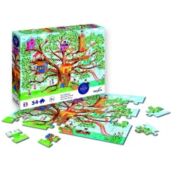 Puzzle 54 pièces : La Cabane dans les Arbres - Sentosphère