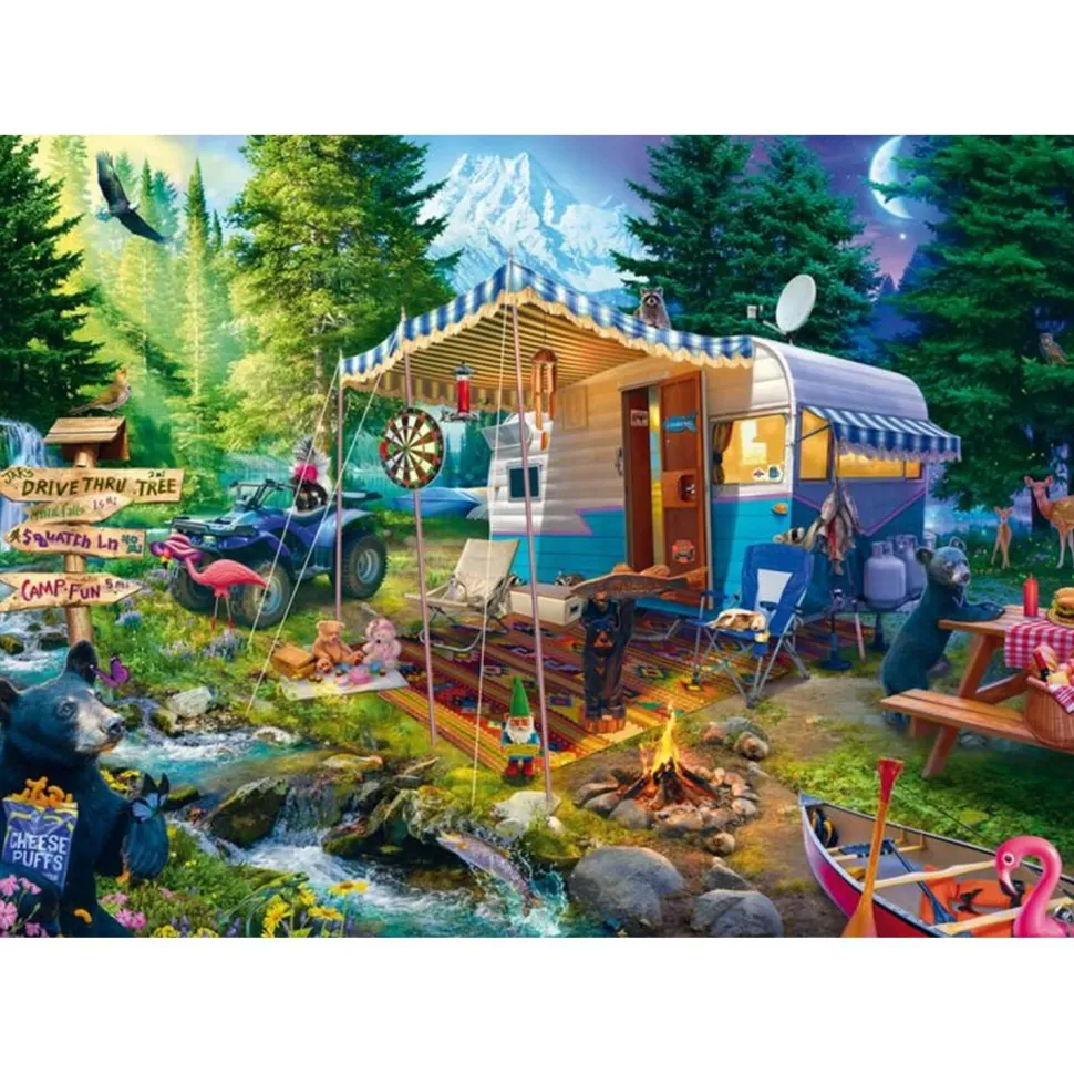 Puzzle 1000 pièces : La caravane dans les montagnes - Schmidt