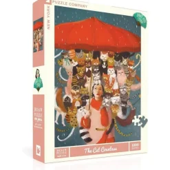 Puzzle 1000 pièces : La Comtesse Féline - New York Puzzle Company
