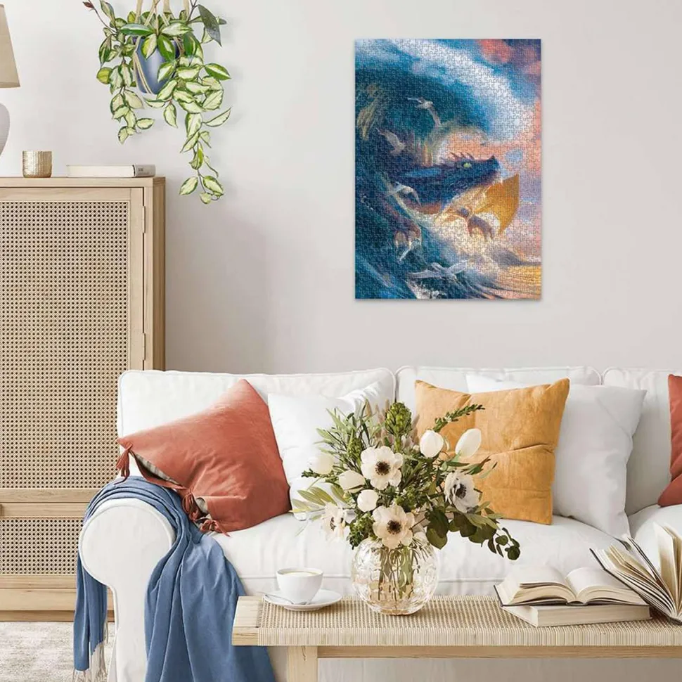 Puzzle 1000 pièces - La course du dragon - Ravensburger