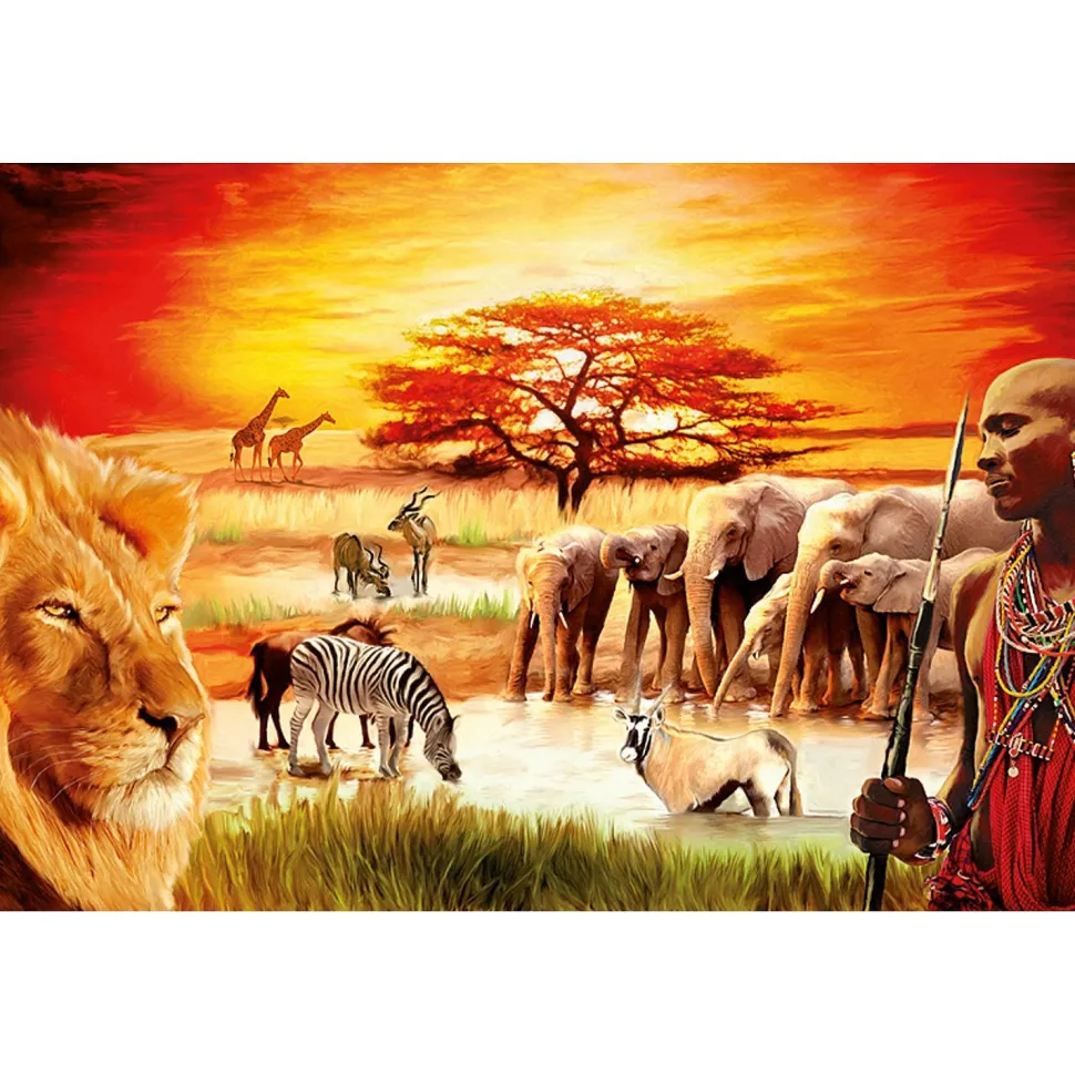 Puzzle 3000 pièces : La fierté du Massaï - Ravensburger