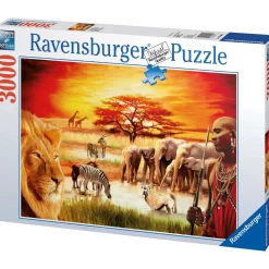 Puzzle 3000 pièces : La fierté du Massaï - Ravensburger