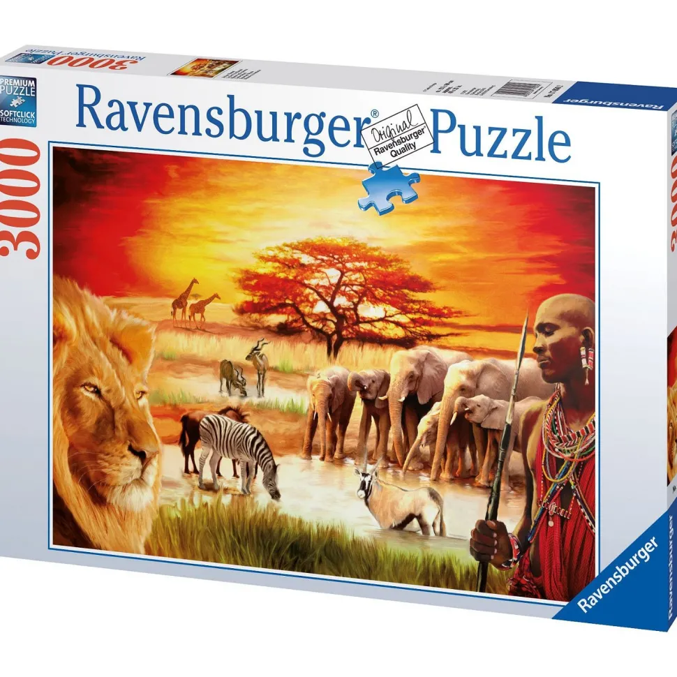 Puzzle 3000 pièces : La fierté du Massaï - Ravensburger