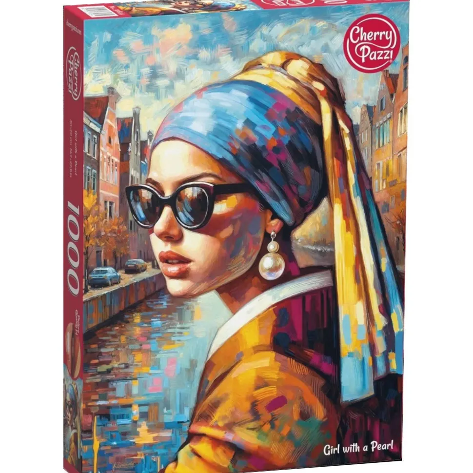 Puzzle 1000 pièces : La fille à la perle - CherryPazzi