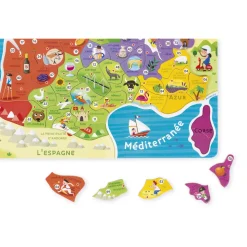 Puzzle 93 pièces : La France magnétique - Janod