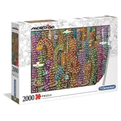 Puzzle 2000 pièces : La jungle, Mordillo - Clementoni