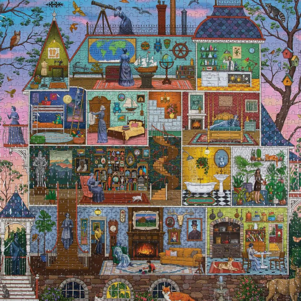Puzzle 1000 pièces : La Maison de l'Alchimiste - Eeboo