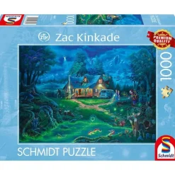Puzzle 1000 pièces : La maison hantée - Schmidt