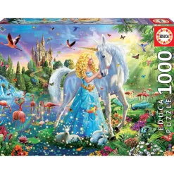 Puzzle 1000 pièces : La princesse et la licorne - Educa