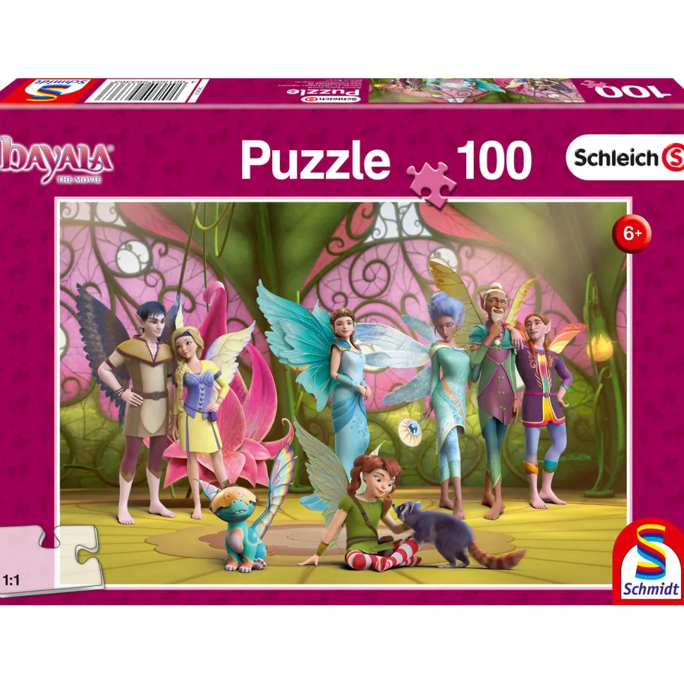 Puzzle 100 pièces : La reine Eleya et ses amis - Schmidt