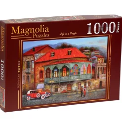 Puzzle 1000 pièces : La Rue du Vieux Tbilissi - David Martiashvili - Edition Spéciale - Magnolia