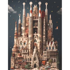 Puzzle 1000 pièces : La Sagrada Familia - Anatolian