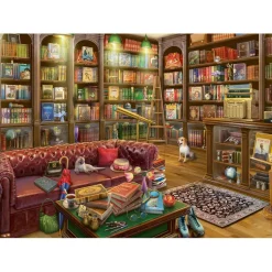 Puzzle 1000 pièces : La salle de lecture - Ravensburger