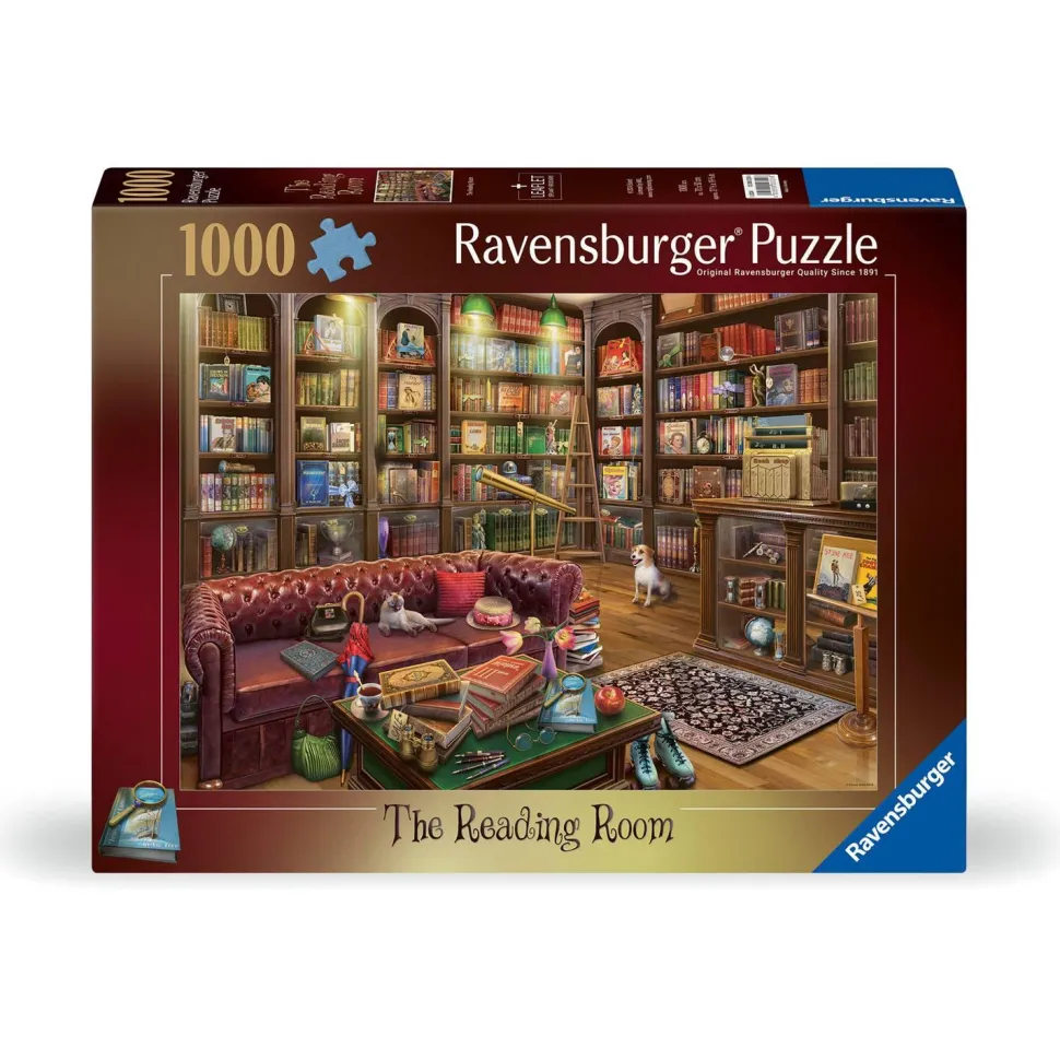 Puzzle 1000 pièces : La salle de lecture - Ravensburger